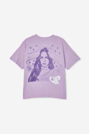 Billie Eilish Shoulder Short Sleeve Music Tee