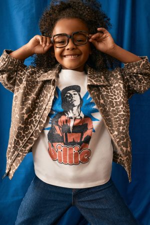 Billie Eilish Shoulder Short Sleeve Music Tee