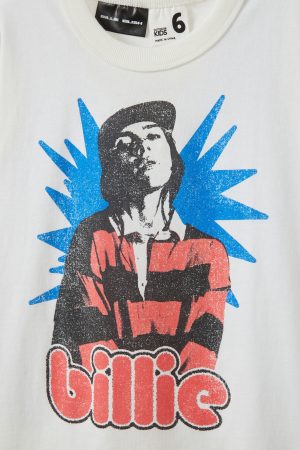 Billie Eilish Shoulder Short Sleeve Music Tee