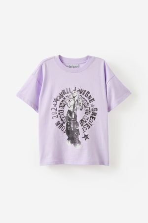 Billie Eilish Shoulder Short Sleeve Music Tee