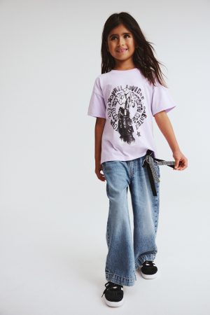 Billie Eilish Shoulder Short Sleeve Music Tee