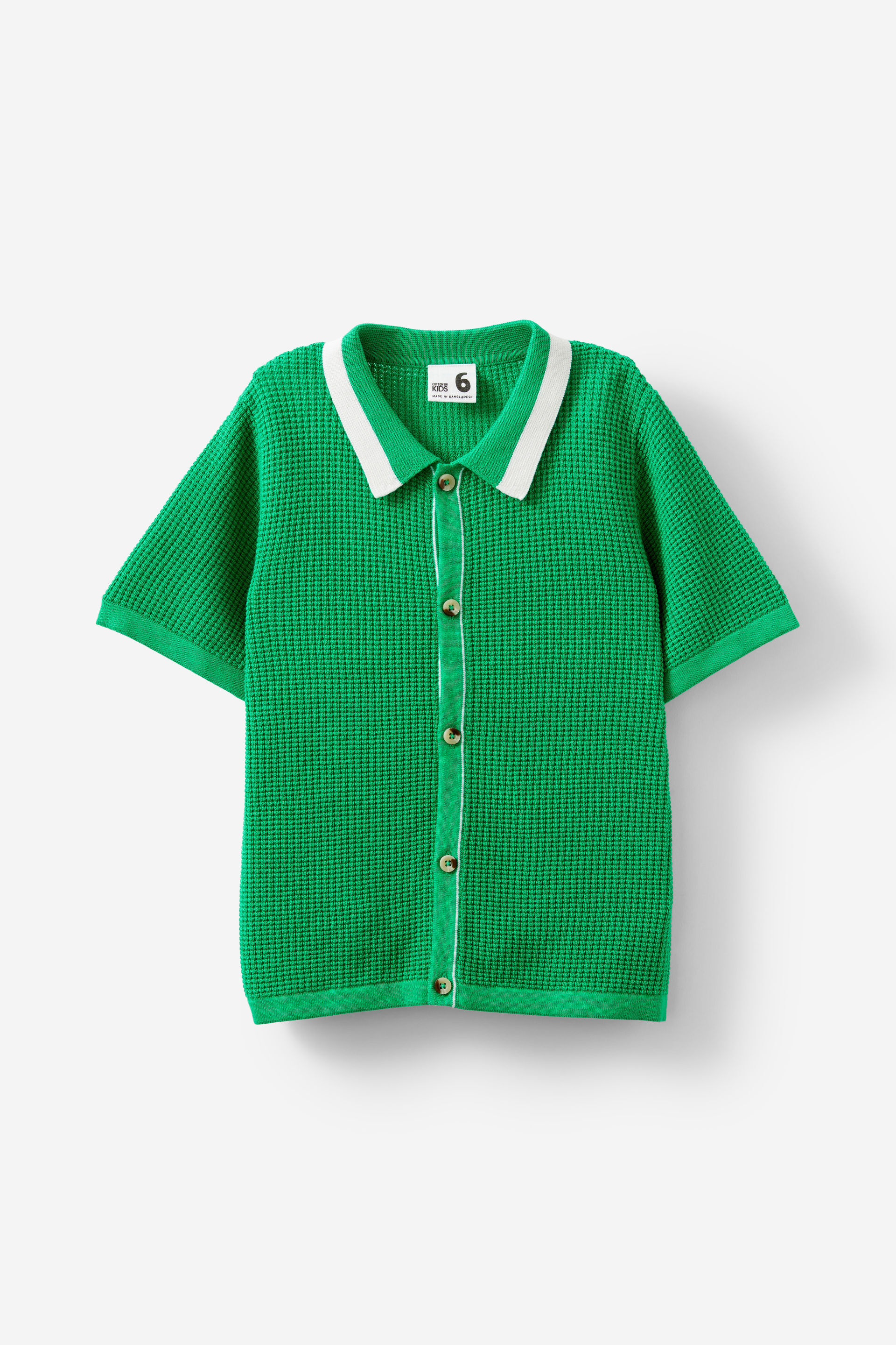 Knitted Short Sleeve Shirt