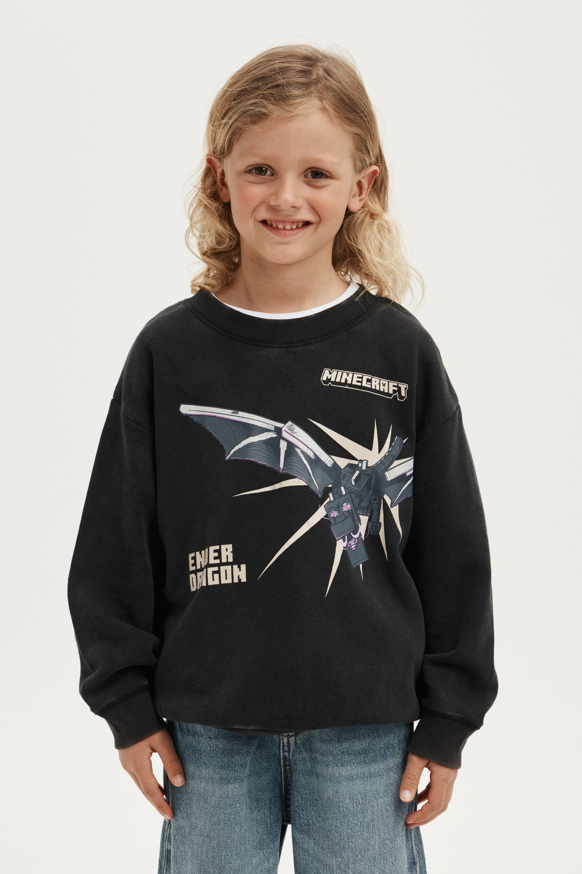 Minecraft Fleece Crew Neck