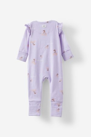 The Billie Long Sleeve Zip Romper