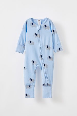 The Billie Long Sleeve Zip Romper