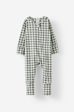 The Billie Long Sleeve Zip Romper