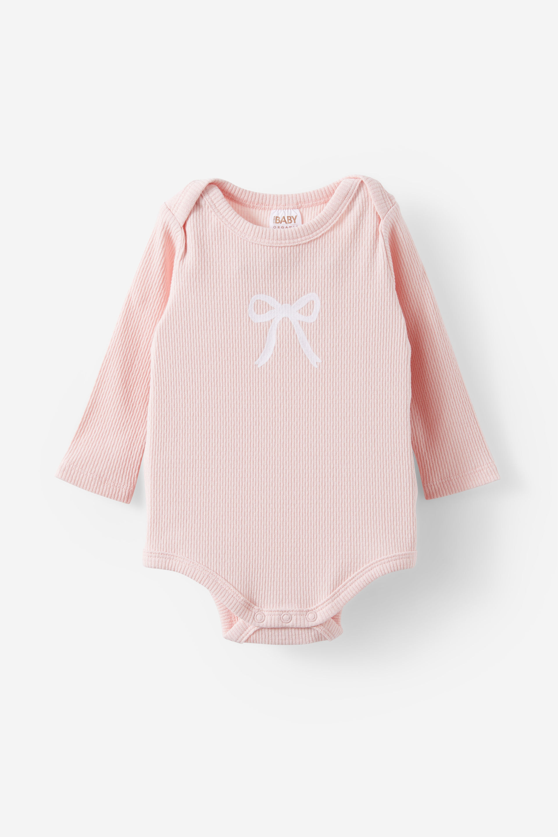 Organic Pointelle Long Sleeve Bubbysuit
