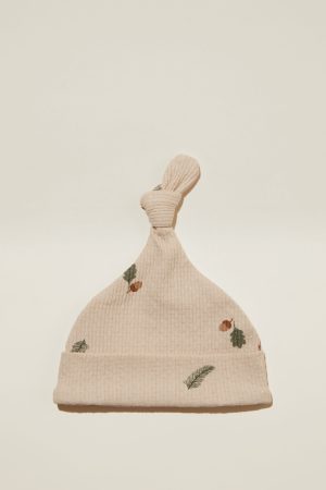 Organic Pointelle Beanie