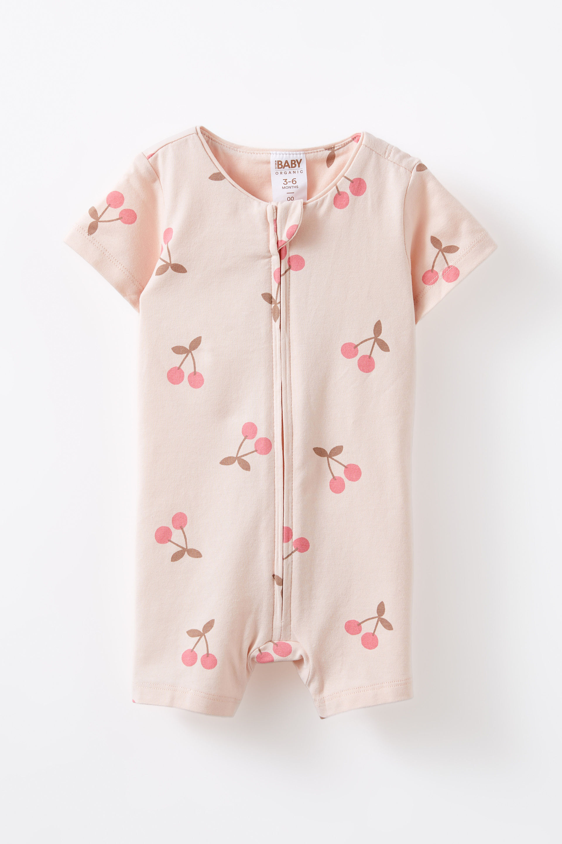 The Billie Short Sleeve Zip Romper