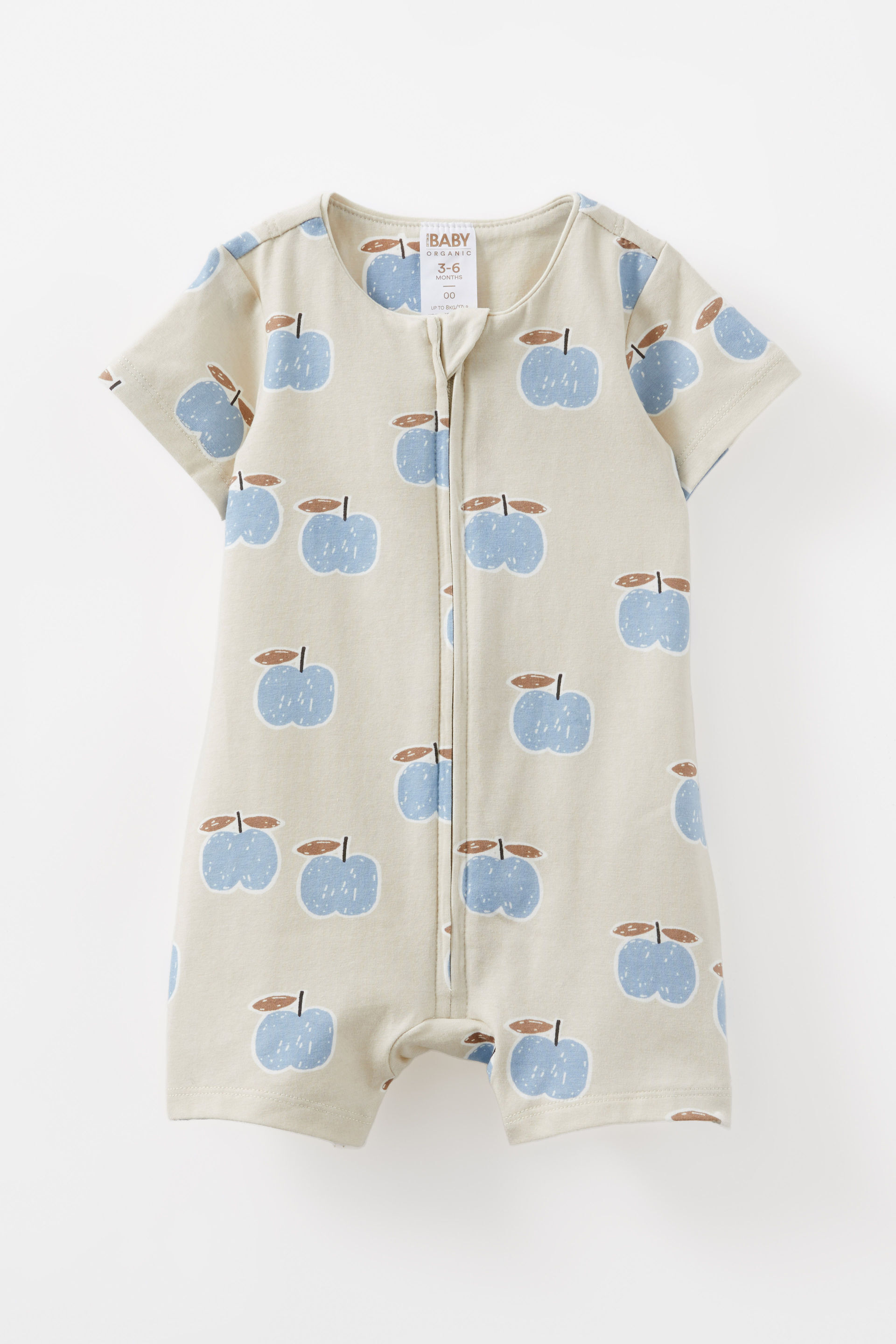 The Billie Short Sleeve Zip Romper