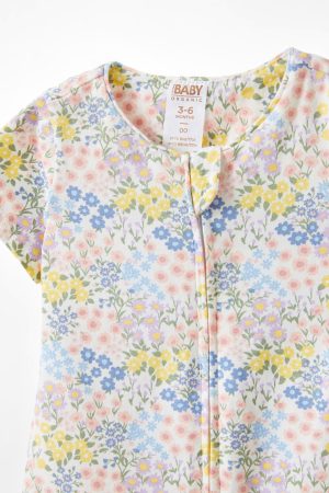 The Billie Short Sleeve Zip Romper