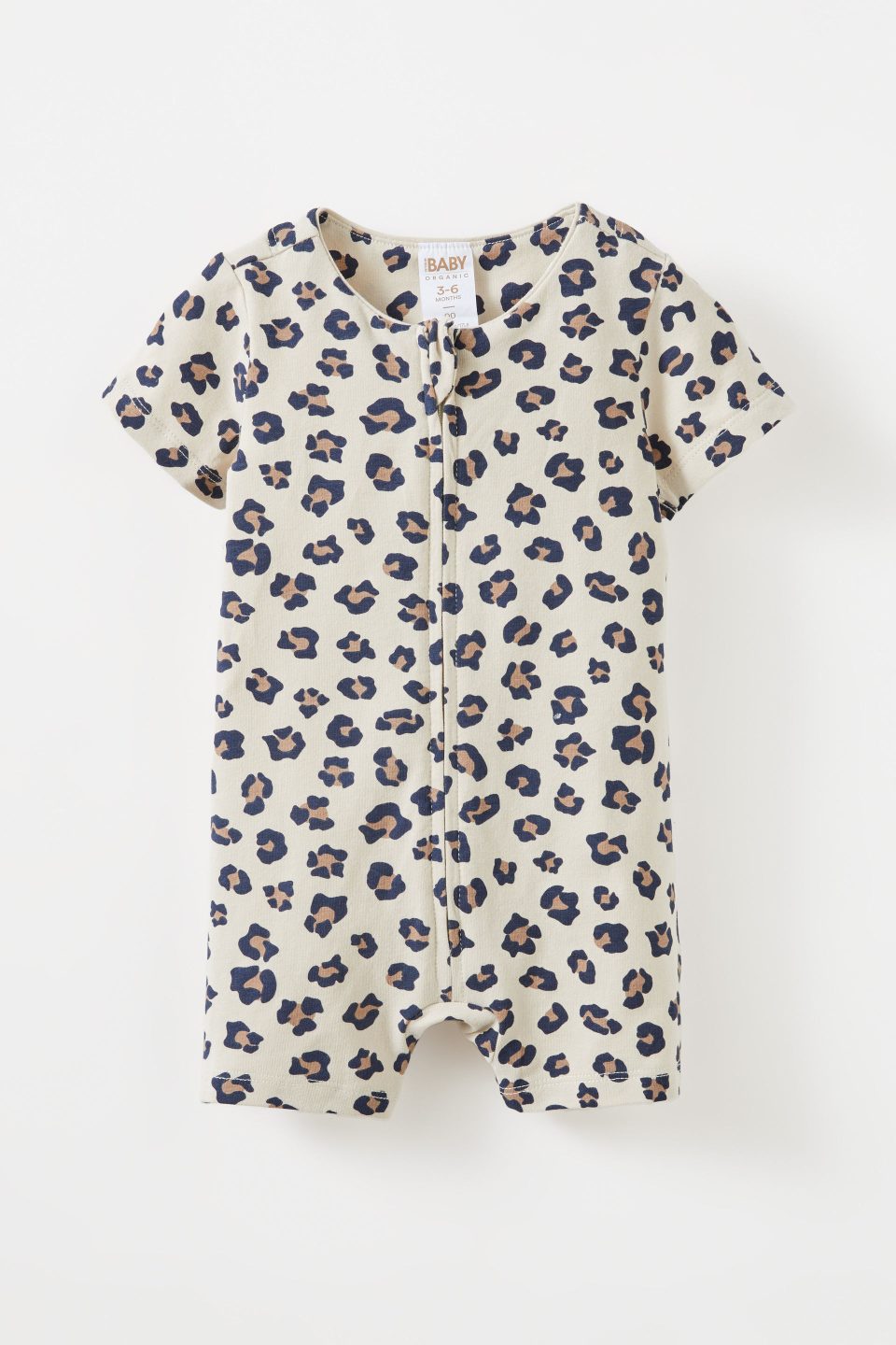 The Billie Short Sleeve Zip Romper