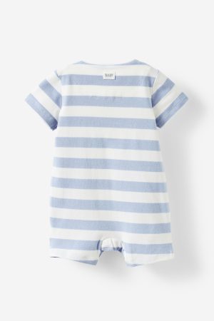 The Billie Short Sleeve Zip Romper