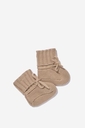 Organic Knit Booties