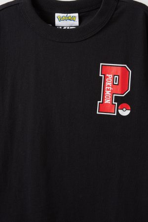 Black Panther Drop Shoulder Short Sleeve Tee