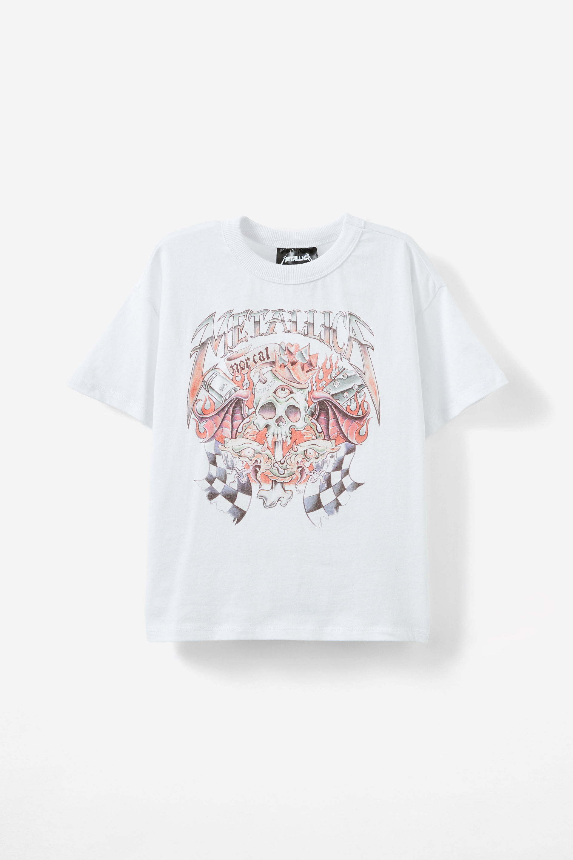 Metallica Drop Shoulder Short Sleeve Tee