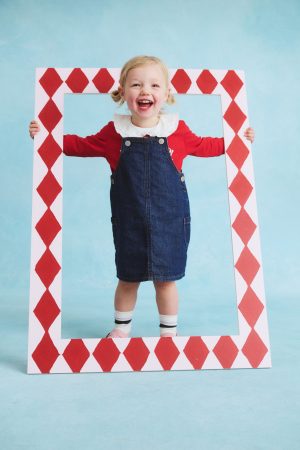 Paisley Pinafore Dress