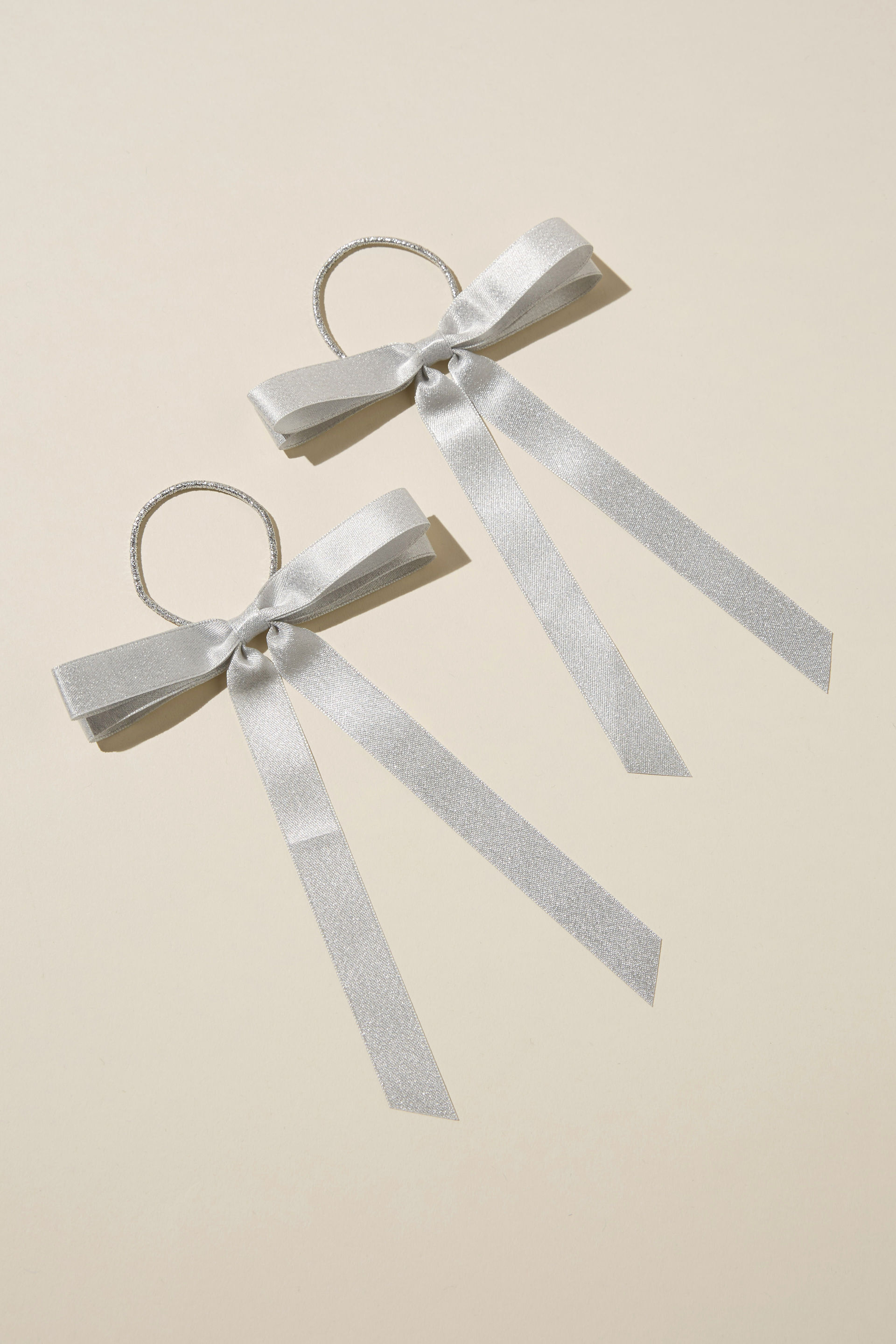 Bailee Bow Hair Tie 2Pk