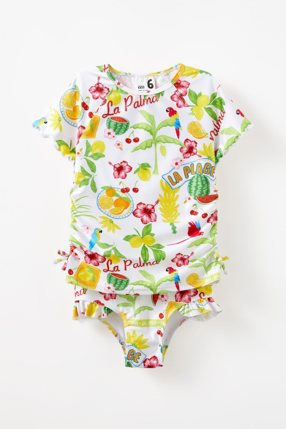 Florence S/S Rashie And Bikini Bottom Set