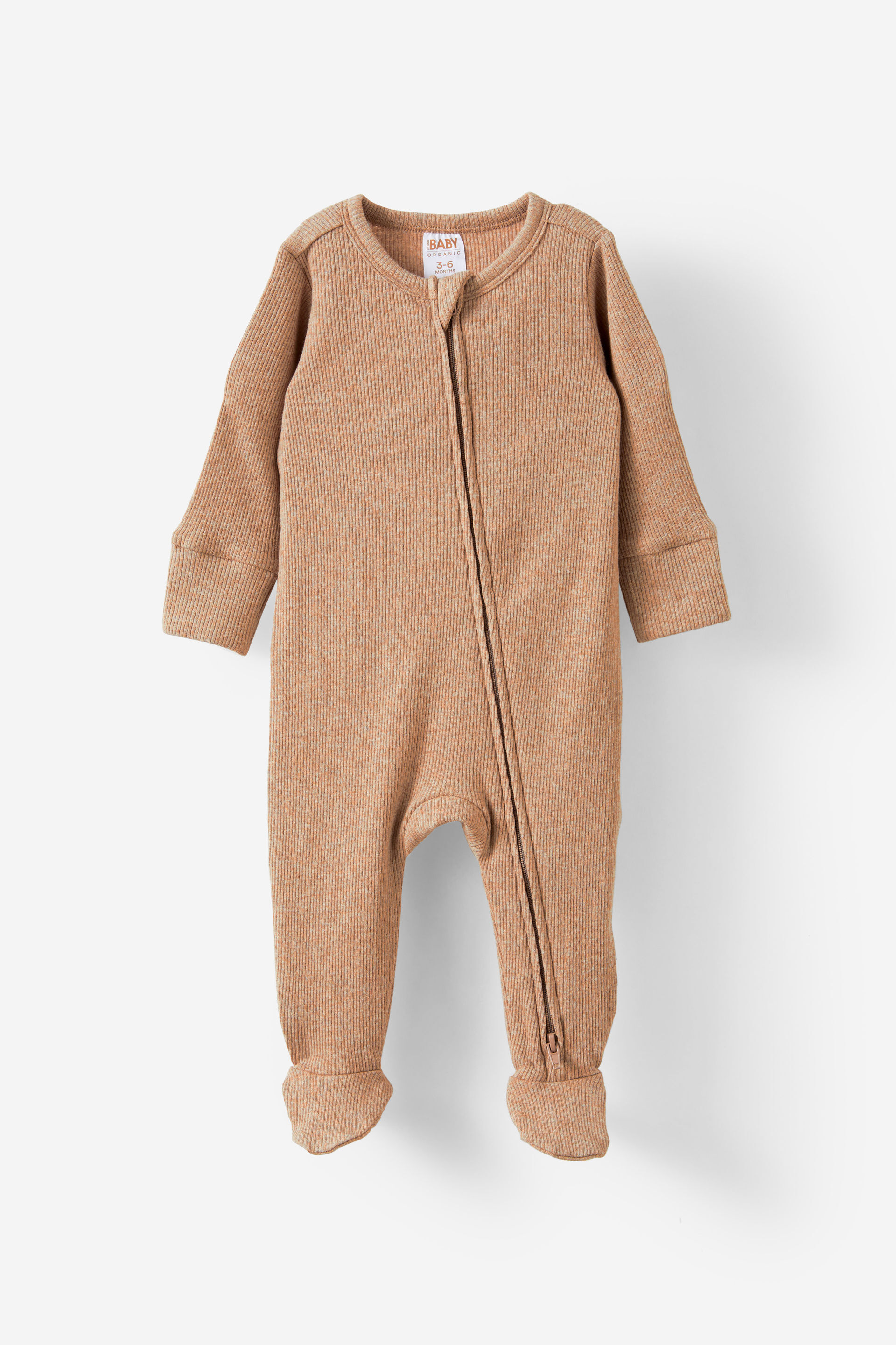 Organic Pointelle Zip All In One Romper