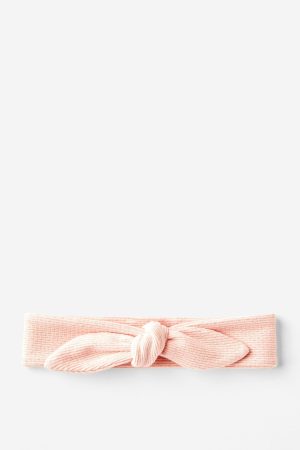 Organic Pointelle Bow Headband