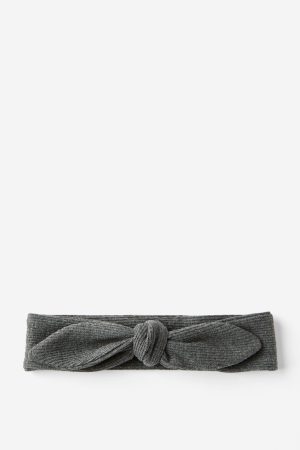 Organic Pointelle Bow Headband