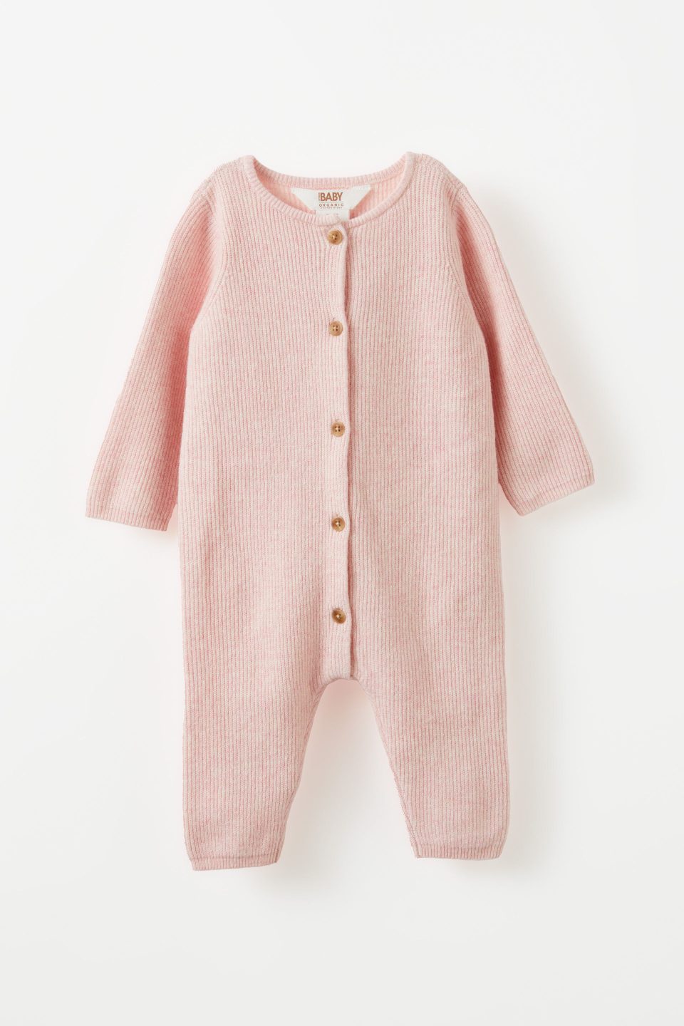 Organic Knit Long Sleeve All In One