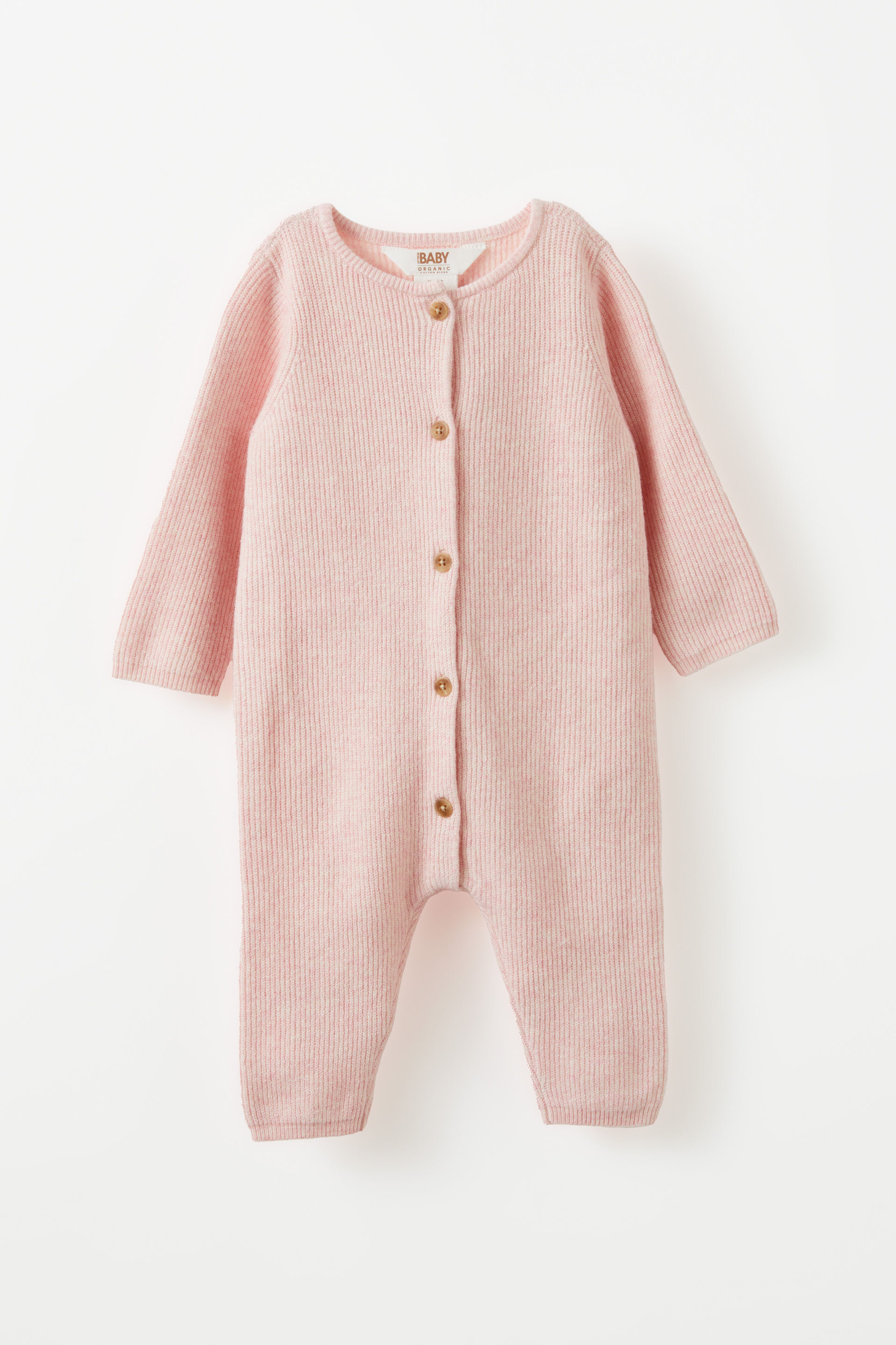 Organic Knit Long Sleeve All In One