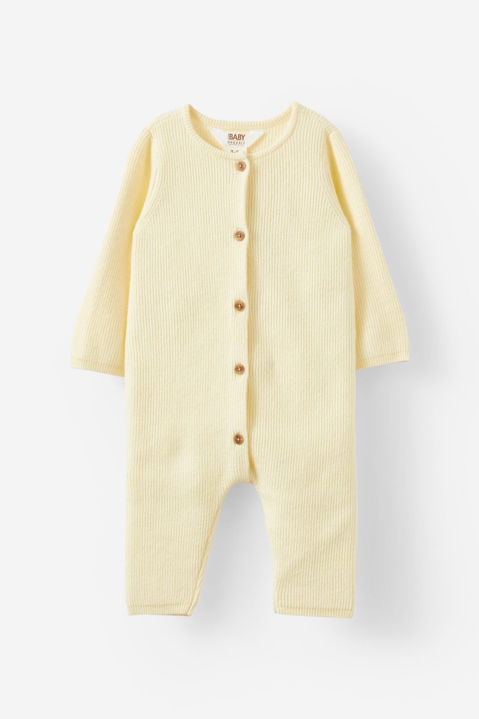 Organic Knit Long Sleeve All In One