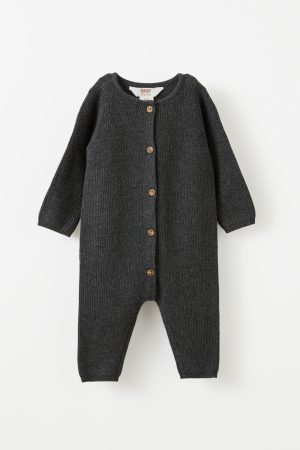 Organic Knit Long Sleeve All In One