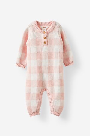 Organic Knit Long Sleeve All In One