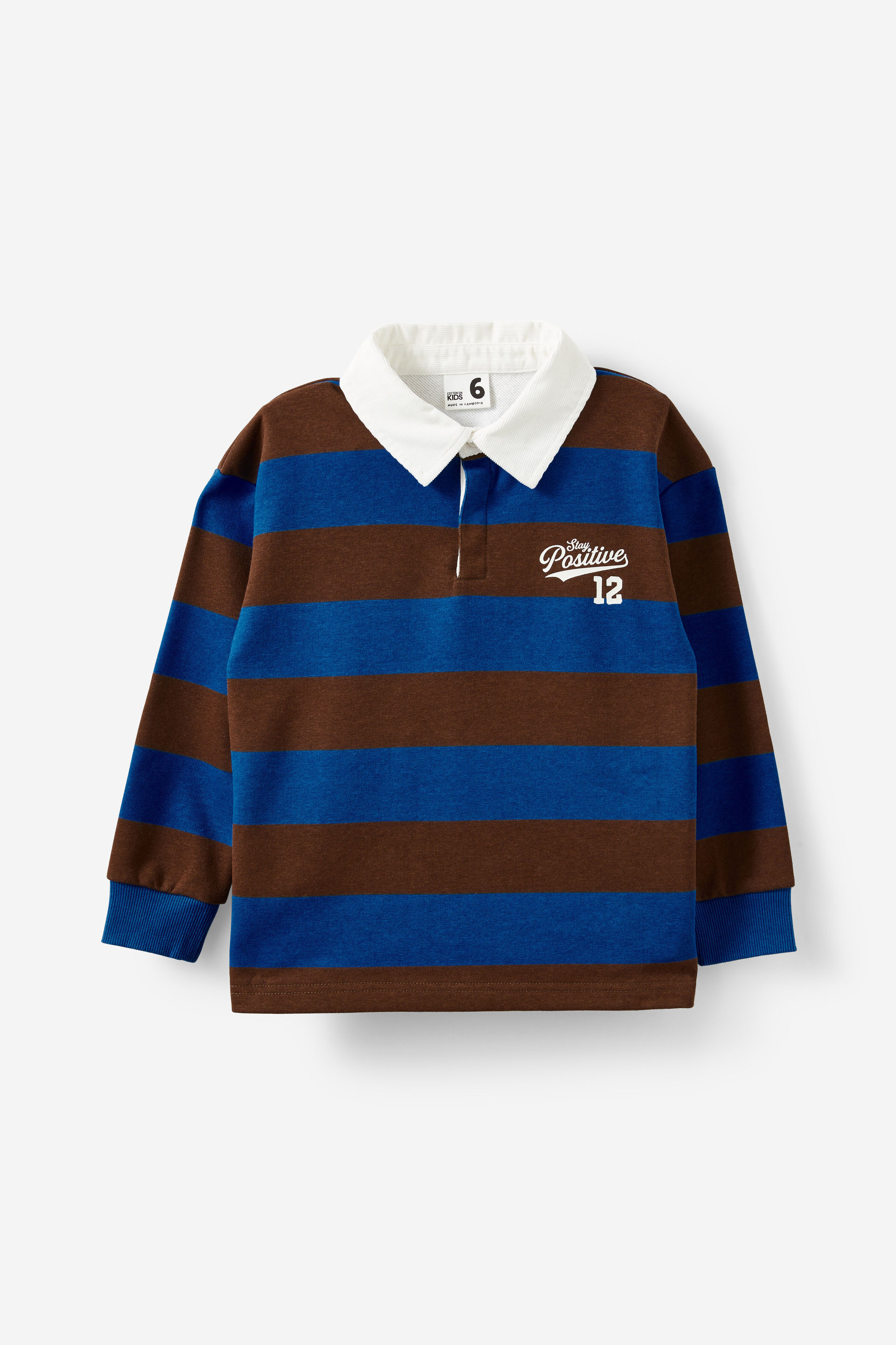 Rugby Polo Fleece Top