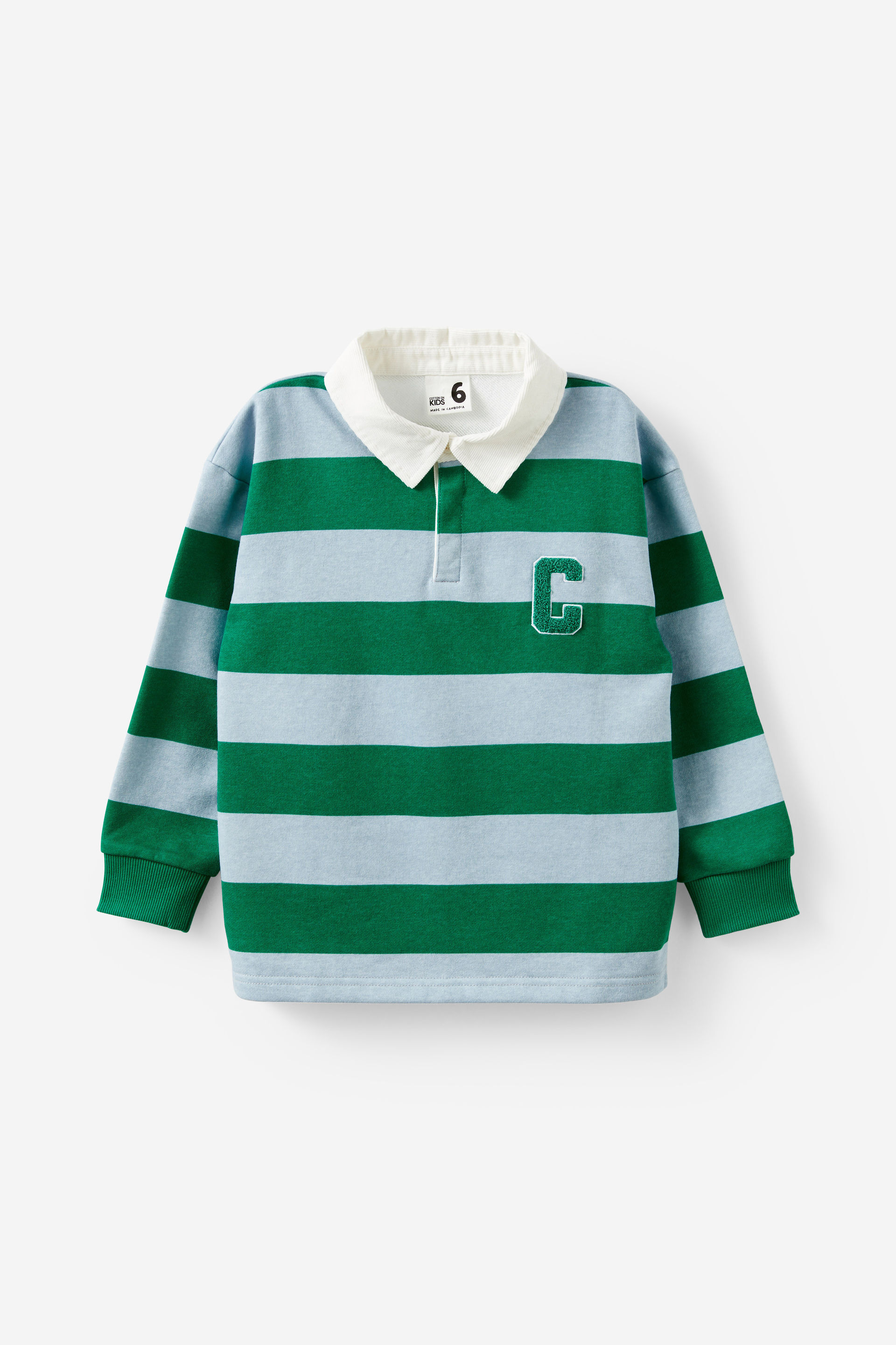 Rugby Polo Fleece Top