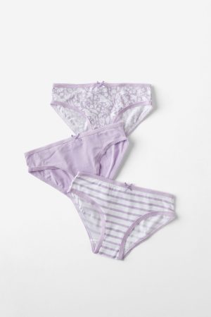 3 Pack Girls Underwear Briefs