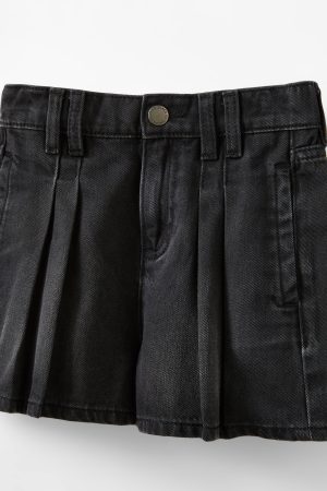 Sarai Pleat Front Denim Short