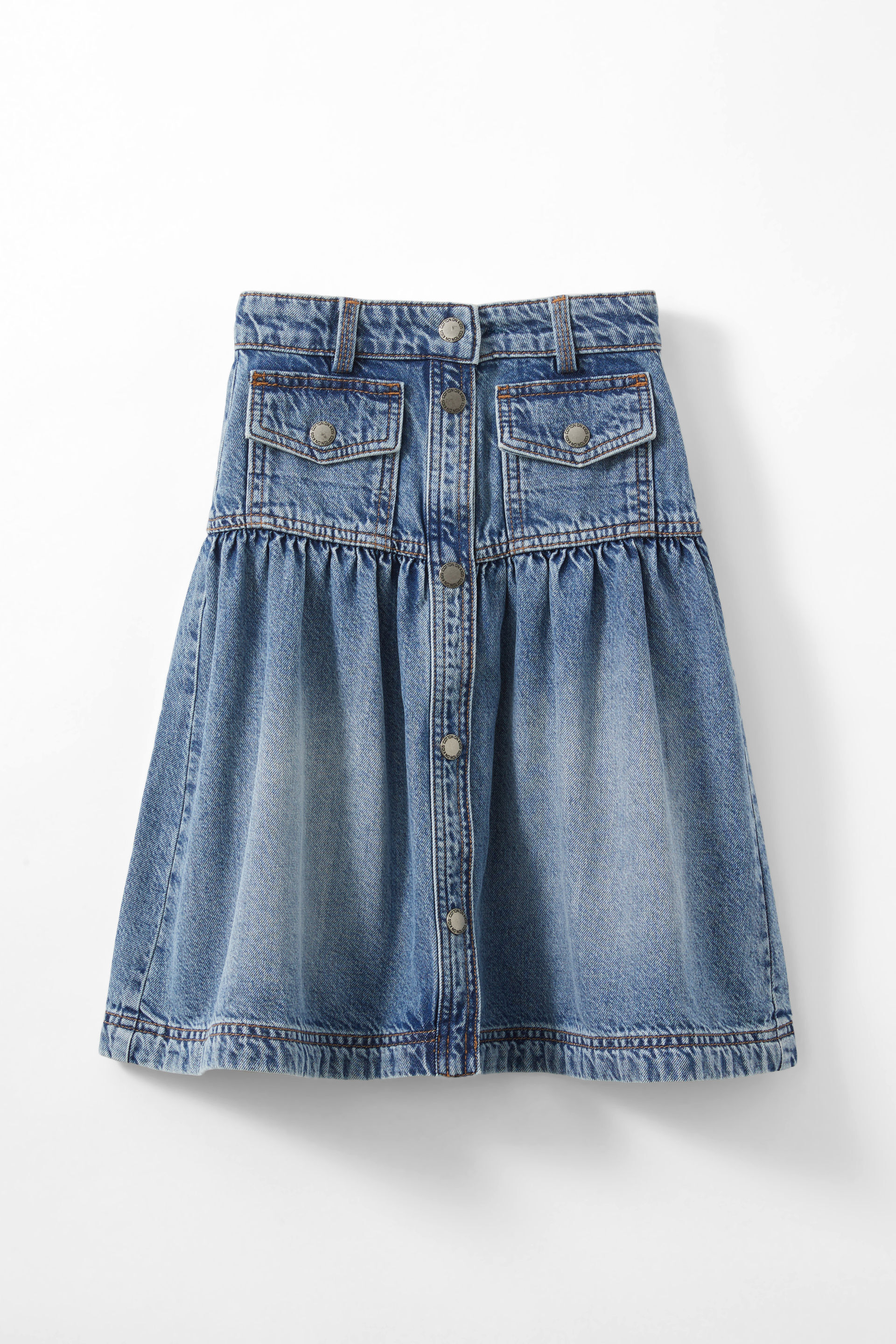 Cherie Denim Midi Skirt