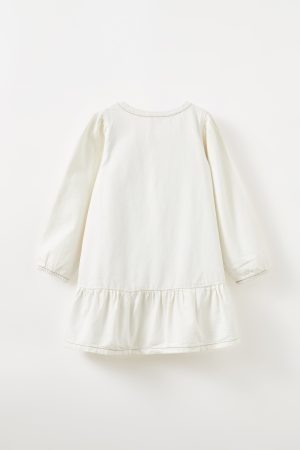 Betty Bow Front Denim Dress