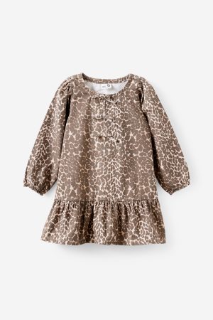 Betty Bow Front Denim Dress