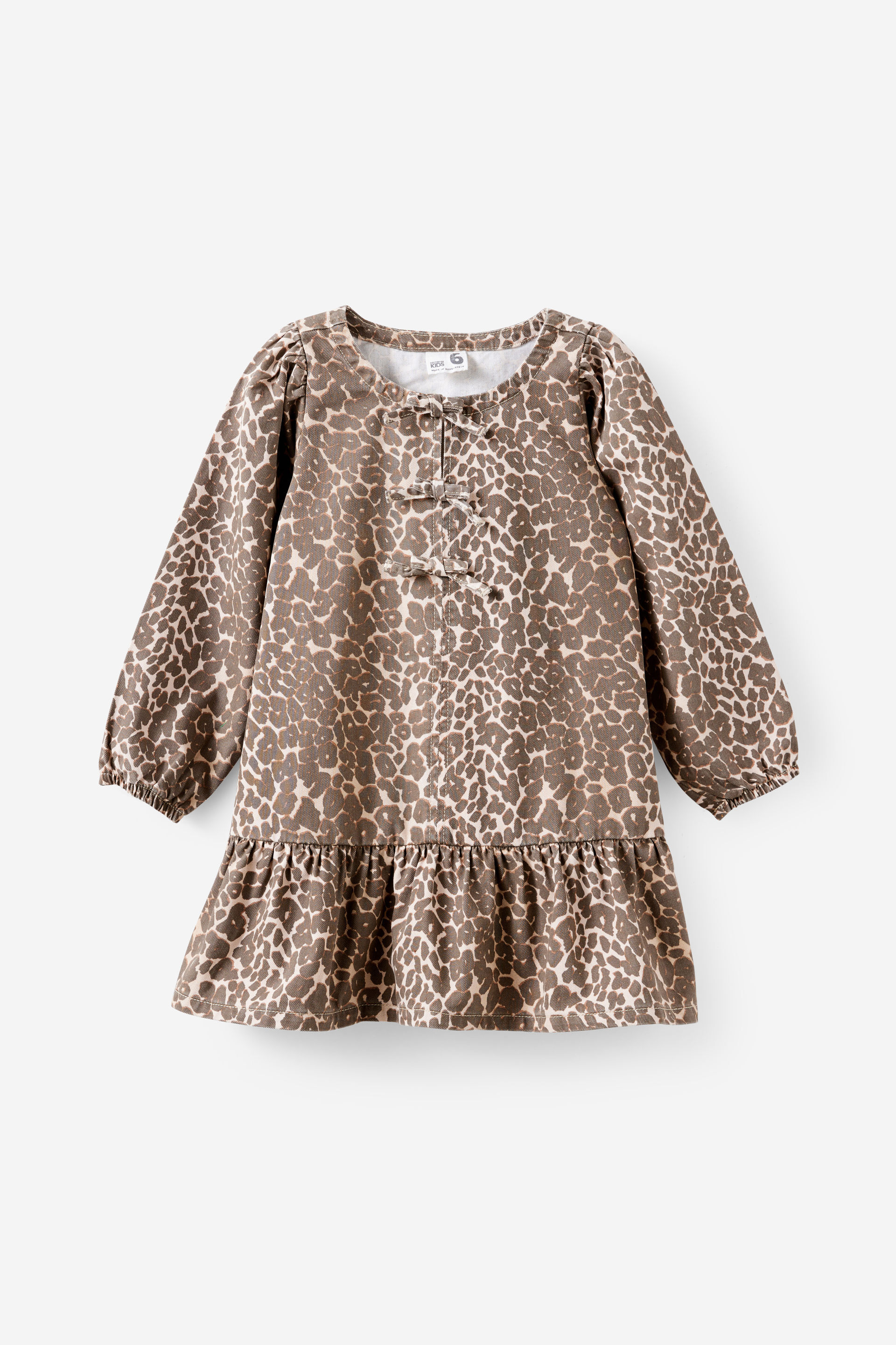 Betty Bow Front Denim Dress