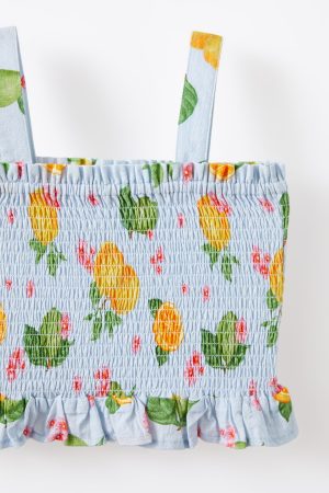 Scarlette Shirred Top