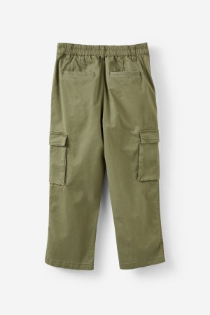Pleat Front Cargo Pant
