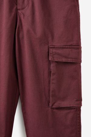 Pleat Front Cargo Pant