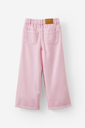 Pleat Front Relaxed Denim Jean