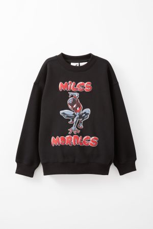 Marvel Miles Morales Oversized Crew