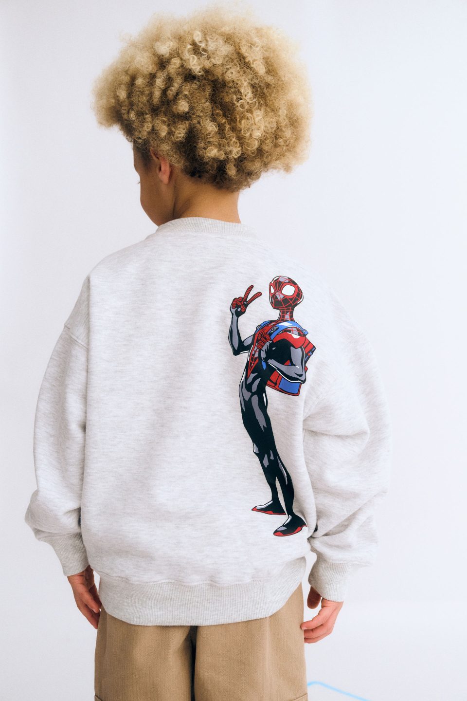 Marvel Miles Morales Oversized Crew