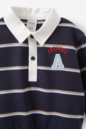 Gabe Rugby Polo Top