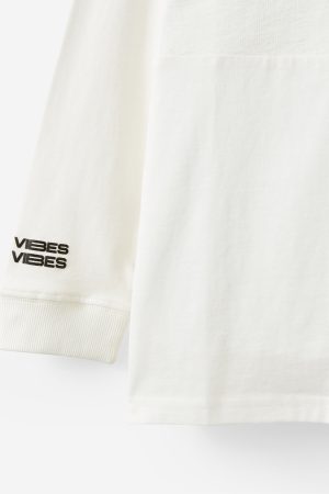 Long Sleeve Textured Splice Tee