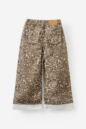 Embellished Super Wide Denim Jean