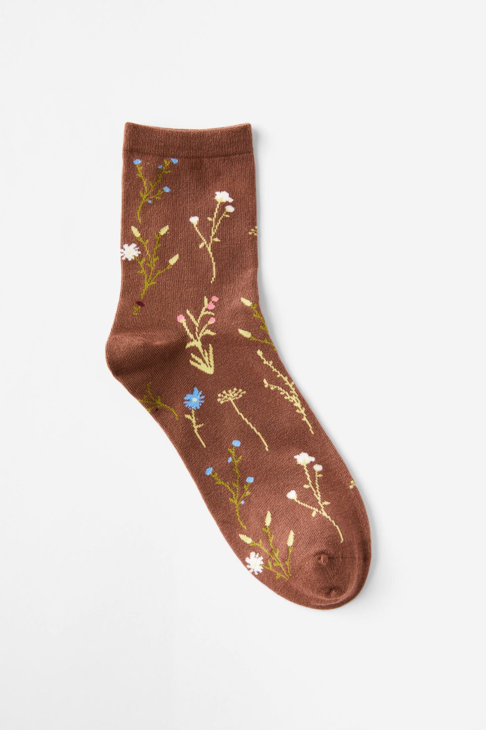 Floral Crew Sock