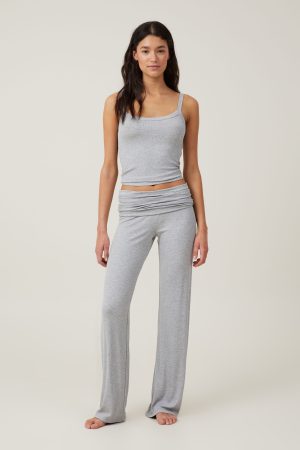 Airy Soft Roll Waist Pant